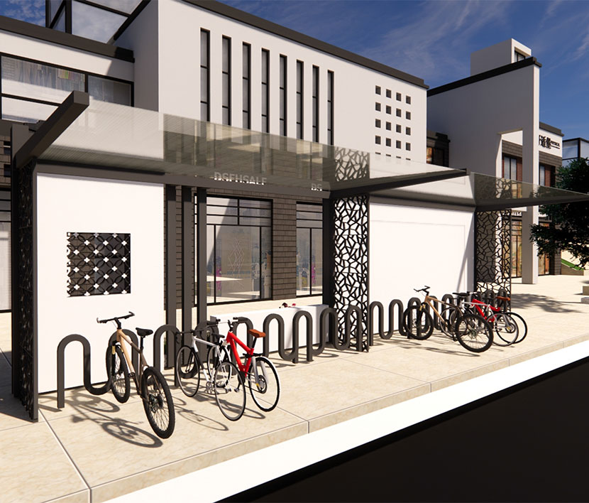 公共自行车亭LZ-T-4001